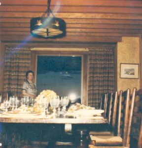 Mrs.Hamber dining room table1955