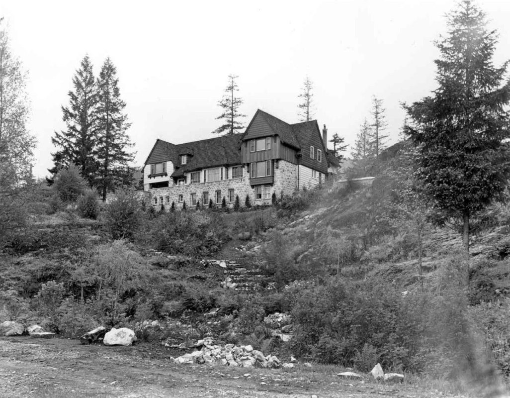 Back View of the Lodge 1935